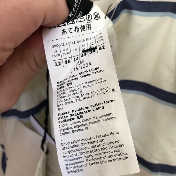 Weekend MaxMara Giano Cotton & Silk Maxi Dress NWT 12 - Picture 5 of 7